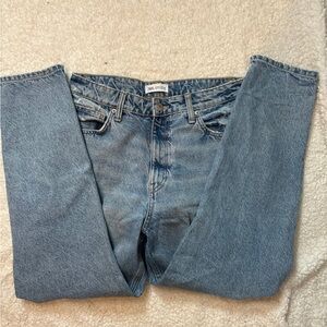 Zara Light Blue Straight Jeans